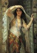 Arab or Arabic people and life. Orientalism oil paintings  285